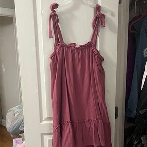 Lumiere Raspberry Sleeveless Dress